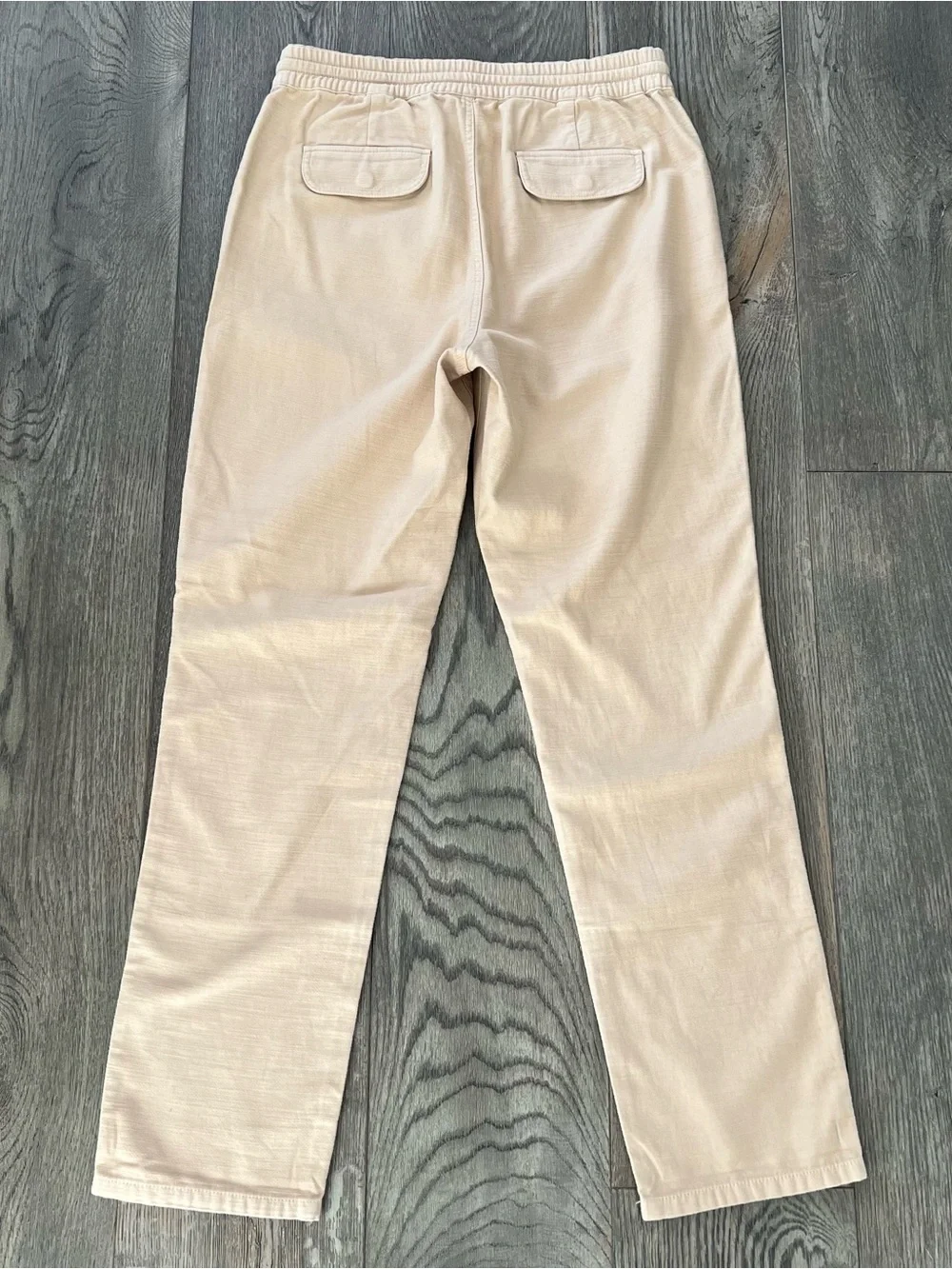J CREW High Rise Tie Waist Camp Pants in Khaki Size Small Tall